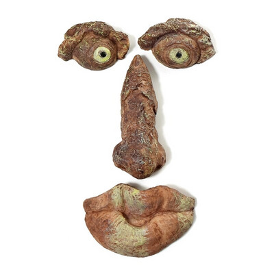 Zabavna smola Dekoracija debla uskršnjeg drvca Viseće stablo Lice starca Vrtni ukras Zidni ukras