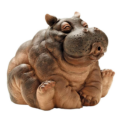 Hippo Decor Tvenkinio Spitter statula Hippo Garden Statula Gyvūnų Tvenkinio Purkštuvų Gyvūnų Fontanas sodo dekoravimui