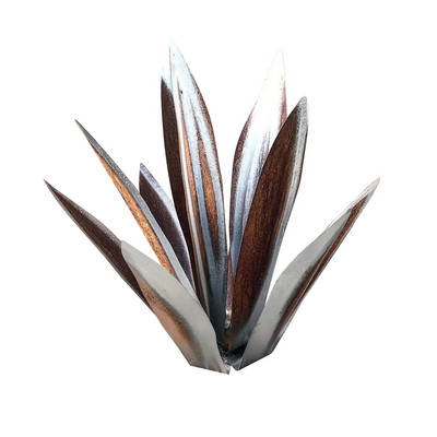 „Pasidaryk pats“ metalo menas, 9 lapai tekila, kaimiška skulptūra, rūdžių sodas, kiemas, meno statulėlės, amatai, namų dekoro ženklai, dekoravimas 27 cm / 35 cm / 65 cm