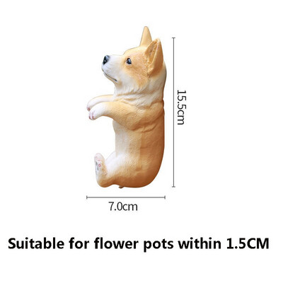 Kreativna posuda za cvijeće Privjesak Životinje Kip od smole Vrtlarstvo Privjesak Dekoracija Vila Ukras vrta Rukotvorine Viseća košara Ornament