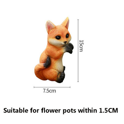 Kreativna posuda za cvijeće Privjesak Životinje Kip od smole Vrtlarstvo Privjesak Dekoracija Vila Ukras vrta Rukotvorine Viseća košara Ornament