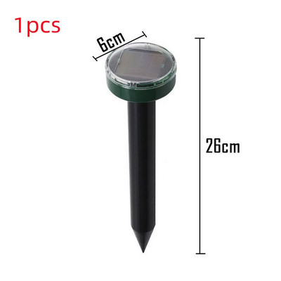 Saulės paukščių atbaidiklis lauko sodo ultragarsinis garsinis atgrasymo priemonė gyvūnų kačių šunų lapių atbaidymo paukščių atbaidymo įrankis PIR jutiklis