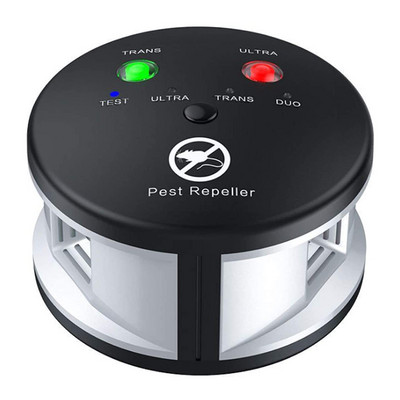 Ultragarsinis kenkėjų atbaidiklis Elektroninis 360 laipsnių graužikai, kelios pelės žiurkės, pelės, atbaidantis kenkėjus Ultragarsinis kenkėjų atbaidiklis