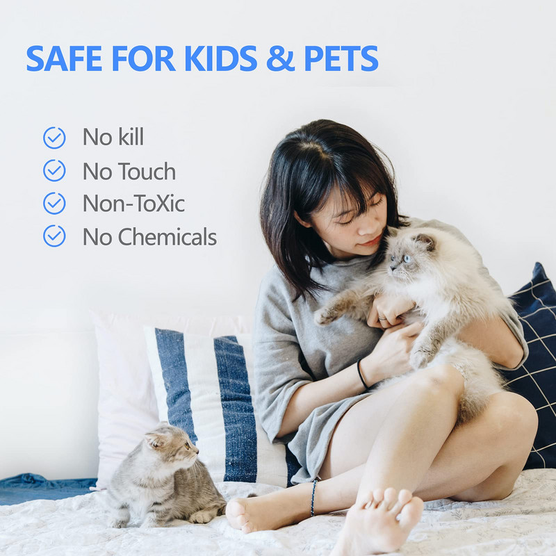 Ultragarsinis kenkėjų atbaidiklis Elektroninis 360 laipsnių graužikai, kelios pelės žiurkės, pelės, atbaidantis kenkėjus Ultragarsinis kenkėjų atbaidiklis