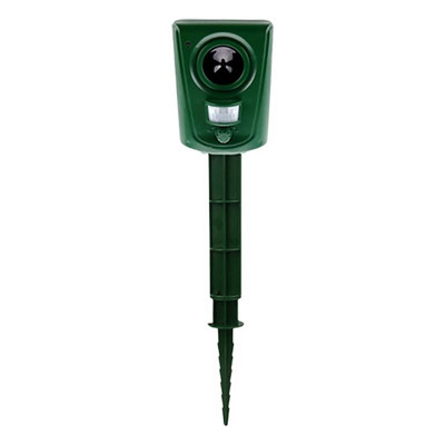 Baterija Ultragarsinis infraraudonųjų spindulių didelis gyvūnų repeleris PIR judesio jutiklis, atgrasantis kačių šunų lapių triušių ūkio sodo reikmenys