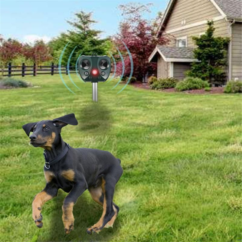 Saulės ultragarsinis gyvūnų gaudyklės atbaidiklis lauko naudojimui sodo atbaidymo priemonė kačių šunų paukščių garso atbaidymo priemonė saulės energija varoma baidyklė