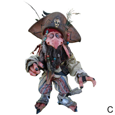 Kiemo didžiojo goblino dervos figūrėlės Helovino nykštukų dekoracijos lauko sodo nykštukų elfų puošmenos siaubo vejos skulptūros amatai