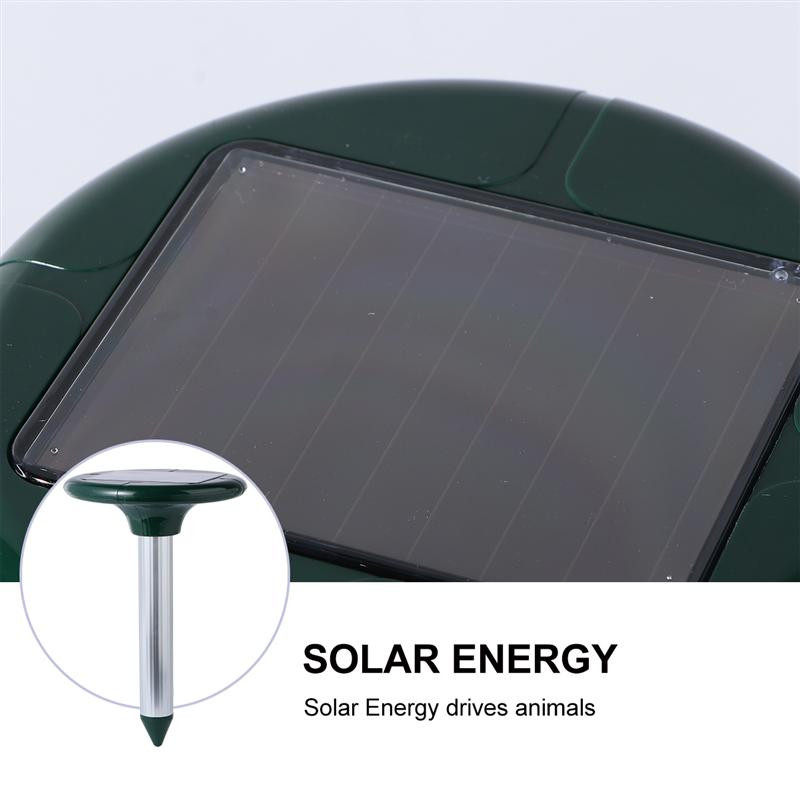 Saulės energija varomas ultragarsinis „Mole Gopher“ graužikų gaudytojas