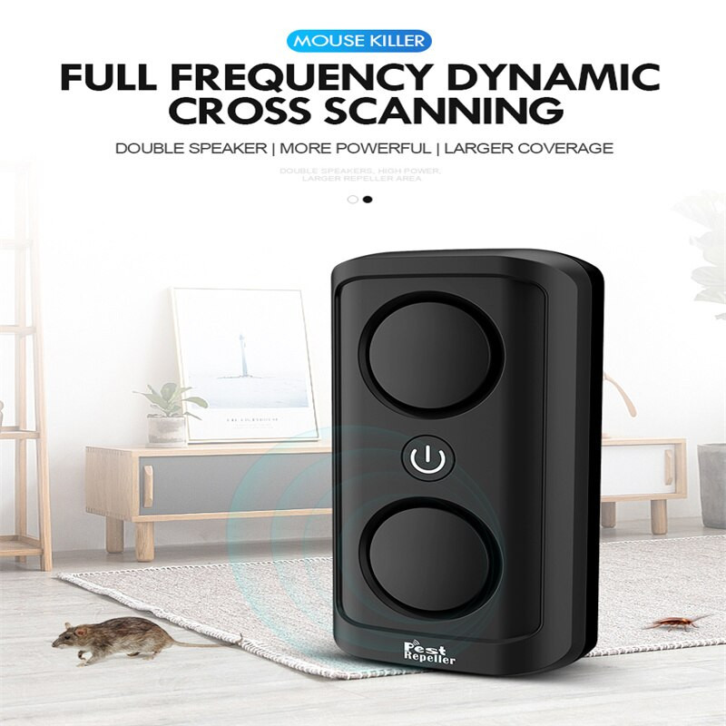 Ultragarsinis kenkėjų atbaidiklis Kenkėjų kontrolės galinga erkė Ultragarsinė erkės šalinimo priemonė nuo dulkių belaidis vakuuminis vabzdžių graužikas