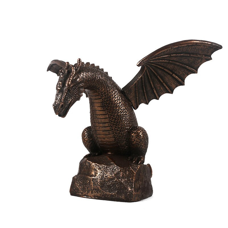 Precision Casting Fire-breathing Dragon Sculpture Waterscape Resin Fountain Majestic Dragon Sculpture Διακόσμηση κήπου σπιτιού