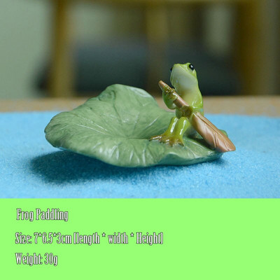 Kūrybiška miela derva kaimo varlių statula Lauko varlių skulptūra namų stalui sodo parduotuvė Dekoratyvinis dekoras Ornamentas Dropshipping