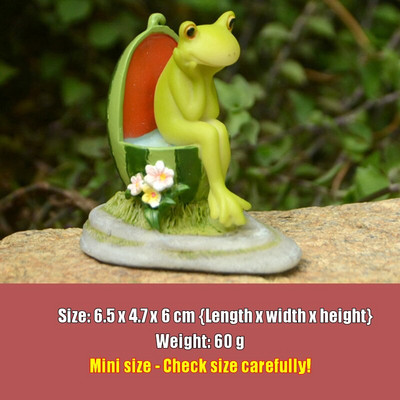 Kūrybiška miela derva kaimo varlių statula Lauko varlių skulptūra namų stalui sodo parduotuvė Dekoratyvinis dekoras Ornamentas Dropshipping