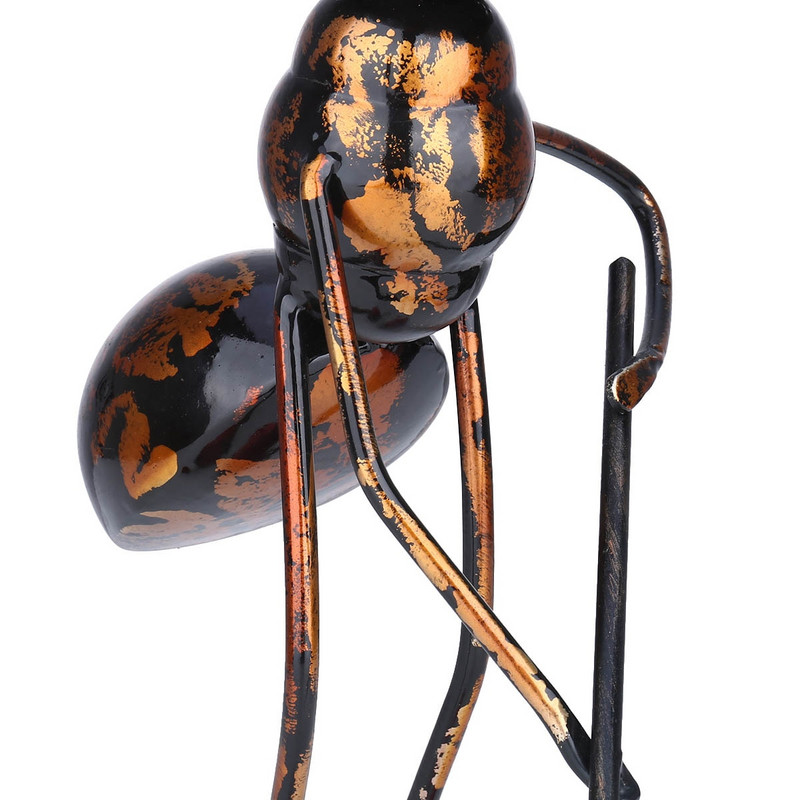 Tooarts 13 colių skruzdžių sodo dekoras Geležinis sodo dekoravimas lauke su nuimamu kibiru Sultingų gėlių vazonų smulkmenų laikymas