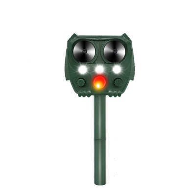 Saulės energijos gyvūnų atbaidiklis Power Motion aktyvuojamas ultragarsinis paukščių kačių atbaidantis šunų atbaidiklis išgąsdinti lauko gyvūnus atbaidantis sodas