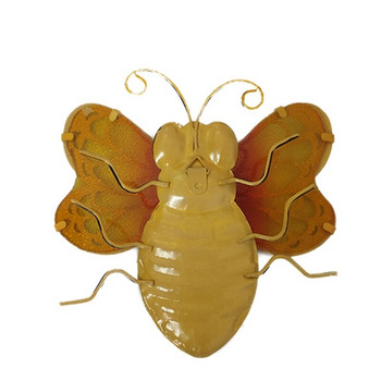 Προσομοίωση Μέλισσα Δάσος Κηπουρική Διακόσμηση Μεταλλικό κρεμαστό τρισδιάστατο γλυπτό τοίχου Εσωτερική διακόσμηση εξωτερικών χώρων τέχνης Αίθριο Σαλόνι πίσω αυλής