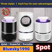 Capcană electrică USB pentru țânțari LED Anti țânțari Lampara Insecte Mosquito Muggen Killer Lampă pentru ucigarea țânțarilor Repelent silentios