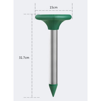 2 τεμ. Mole Repeller Ultrasonic Solar Snake Repeller Vole Repeller Αδιάβροχο έλεγχο παρασίτων για το αγρόκτημα αυλής κήπου, κ.λπ.