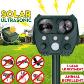 Gyvūnų atbaidiklis Saulės energijos judesio aktyvuojamas ultragarsinis paukščių kačių šunų atbaidiklis, gąsdinantis gyvūnus, skirtas lauko sodininkystei