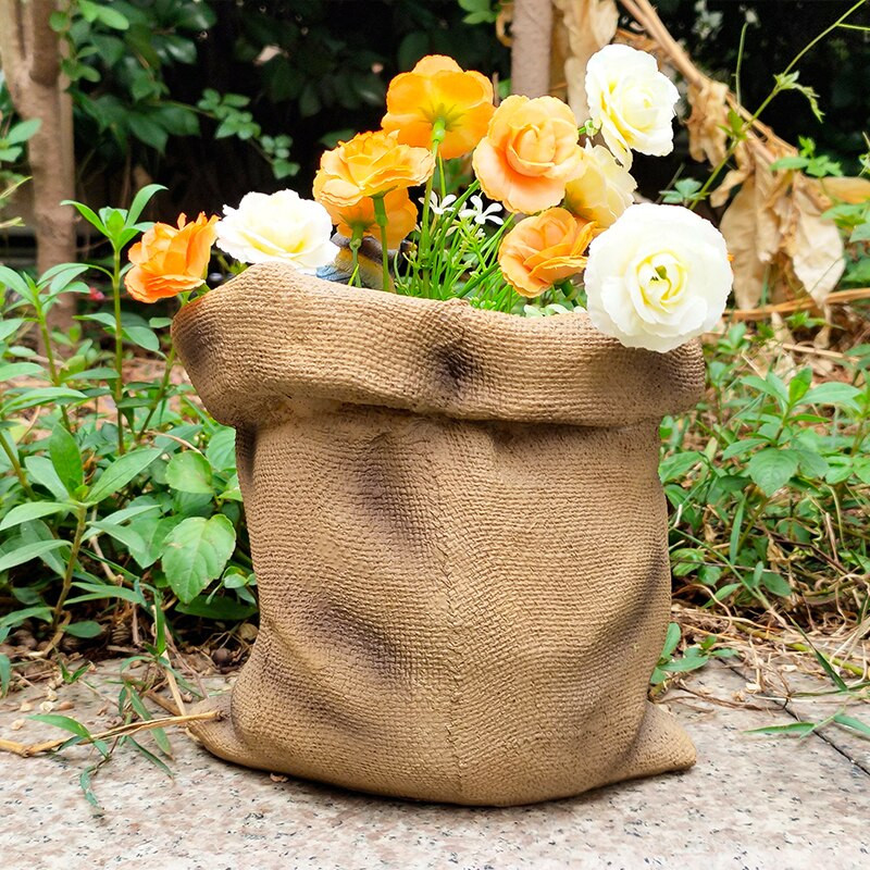 Lauko Kūrybinis paukštis Džinsinis krepšys Gėlių vazonų derva Įrengimas Sodas Vejos Papuošalai Įrengimas Kiemo Vila Priedai Amatai