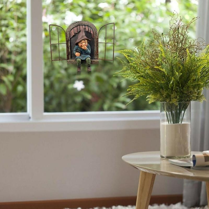 Vallatuid aiakujud Õues Aiandus Päkapiku Ornamendid Päkapikk Naljakas aed Koduskulptuurid Kaunistus õuetarbed