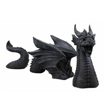 1 τεμ. Άγαλμα κήπου Flying Dragon Shape Statue Resin Στολίδι Γλυπτά γκαζόν Διακόσμηση αυλής Ειδώλιο εξωτερικού χώρου Gaden Διακόσμηση σπιτιού