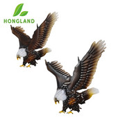 2 vnt. metalo erelio sienos meno kūriniai, skirti sodo skulptūrai, statulos priedai, namų kiemo svetainės dekoras