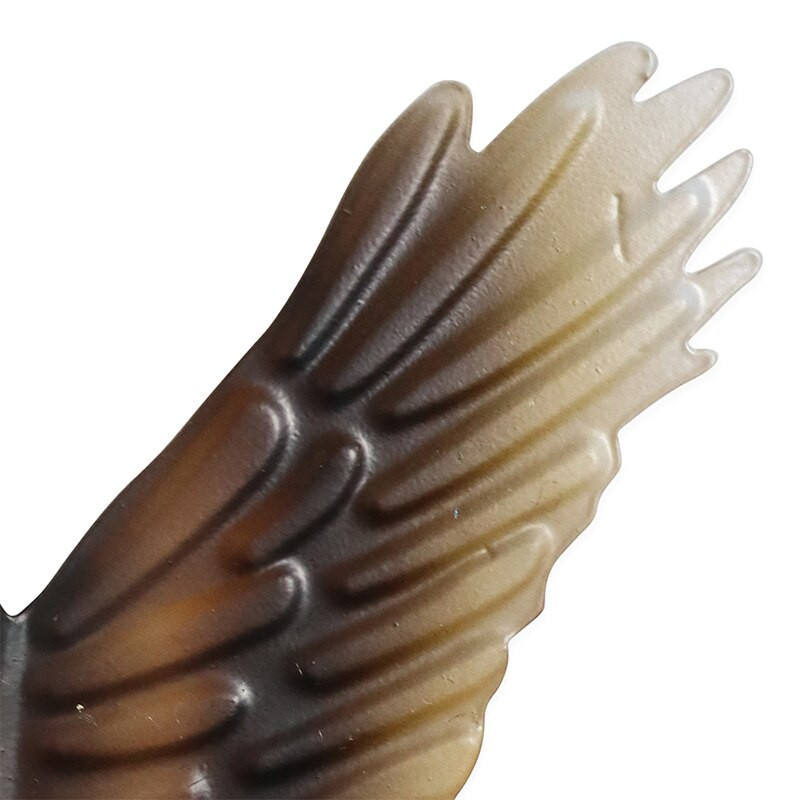 2 vnt. metalo erelio sienos meno kūriniai, skirti sodo skulptūrai, statulos priedai, namų kiemo svetainės dekoras