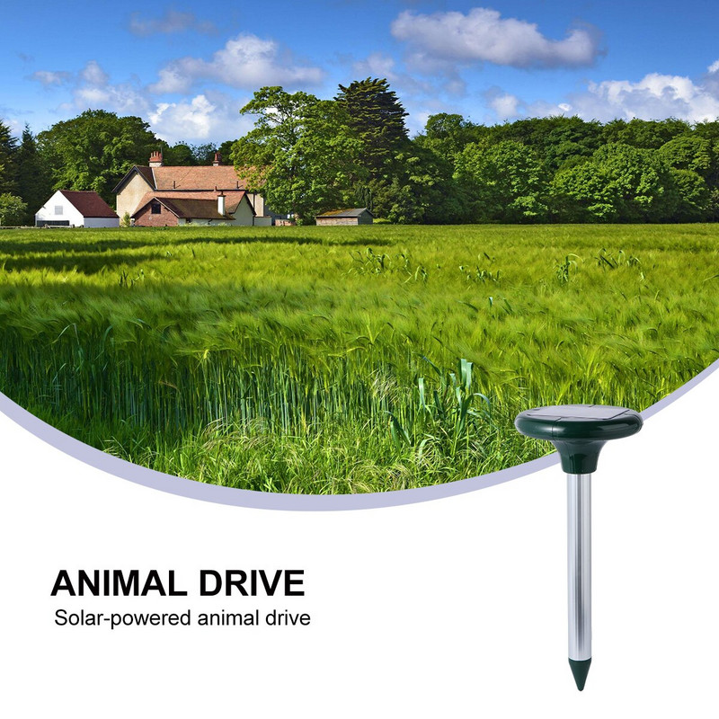 Saulės energija varomas ultragarsinis „Mole Gopher“ graužikų gaudytojas