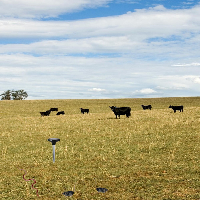 Saulės energija varomas ultragarsinis „Mole Gopher“ graužikų gaudytojas