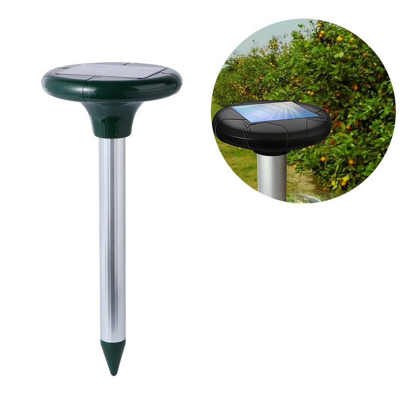 Saulės energija varomas ultragarsinis „Mole Gopher“ graužikų gaudytojas