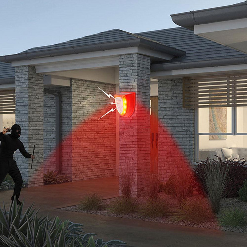 Päikeseenergiaga loomade tõrjuv loomatõrjevahend metsseahirmutaja, koerte haukumine, püstolheli esilekutsumine, ajastuse hoiatustuli Uus toode