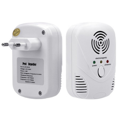 HOOMIN tarakonų gaudyklė 110-240V/5W elektroninis ultragarsinis kenkėjų kontrolės atbaidiklis EU/US Plug Mouse Killer