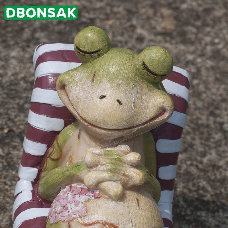 Varlių apdaila Derva Varlė sodas Skulptūra Gyvūnų Skulptūra Namų biuras Stalinis sodas Kiemo apdaila Sodo puošmena