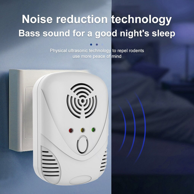 Buitinis nešiojamas elektroninis garsinis žiurkės graužikų atbaidiklis tvarte Biuro nuo vabzdžių kenkėjų kontrolės klaidų atmetimo priemonės namų reikmenys