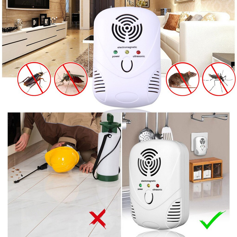 Buitinis nešiojamas elektroninis garsinis žiurkės graužikų atbaidiklis tvarte Biuro nuo vabzdžių kenkėjų kontrolės klaidų atmetimo priemonės namų reikmenys