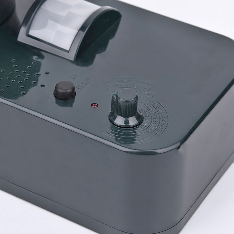 Lauko ultragarsiniai kenkėjų atbaidymo aparatai Gyvūnų repelentai Sodo Pelės Žiurkės Voverės Paukščiai Skunksai Katės Šuo Lapės Atbaidiklis