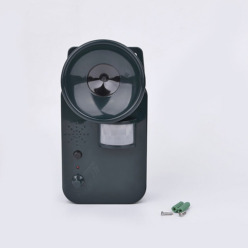 Lauko ultragarsiniai kenkėjų atbaidymo aparatai Gyvūnų repelentai Sodo Pelės Žiurkės Voverės Paukščiai Skunksai Katės Šuo Lapės Atbaidiklis