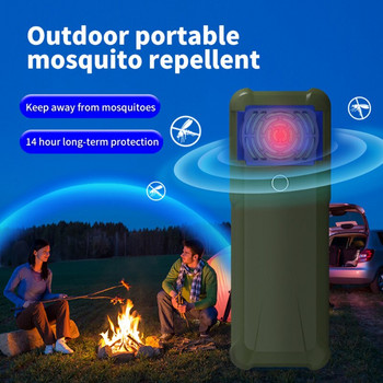 Ηλεκτρικό αντικουνουπικό φορητό φορτιζόμενο θερμαντικό εντομοαπωθητικό κάμπινγκ αδιάβροχο εργαλείο κουνουπιών κατά των σφαλμάτων