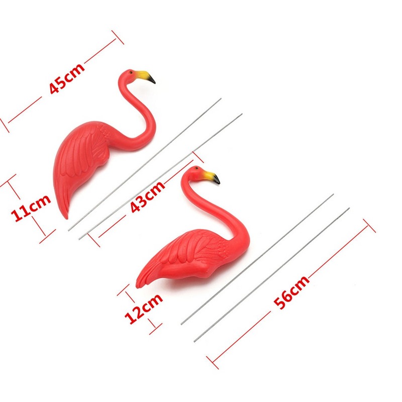 Namų kiemas Sodas Veja Menas Papuošalai Papuošimas Plastikinė Rožinė Flamingo Statula