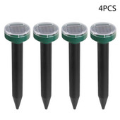 1/2/4/8 vnt Kurmių žiurkes atbaidantis saulės ultragarsinis atbaidiklis Spike Garden Kenkėjus atbaidantis pelės gaudyklė