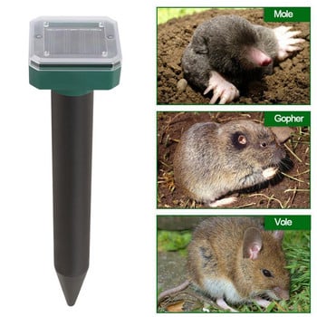 1/2/4/8Pcs Mole Rat Repellent Слънчев ултразвуков Repeller Spike Градинско средство за възпиране на вредители Pest Repeller Устройство за капан за мишки