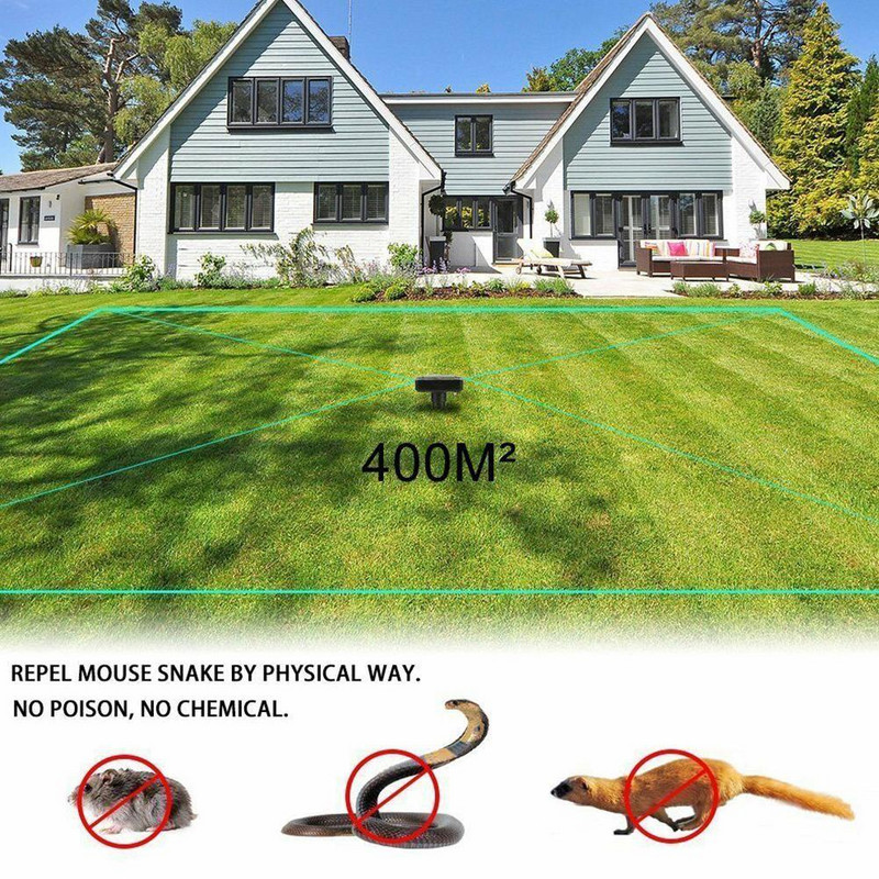 1/2/4/8 vnt Kurmių žiurkes atbaidantis saulės ultragarsinis atbaidiklis Spike Garden Kenkėjus atbaidantis pelės gaudyklė