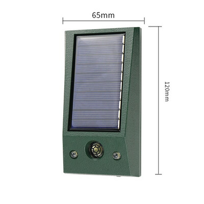 Päikeseelektrooniline ultraheli loomatõrjevahend Vilkuva punase tulega putukatõrjevahend välistingimustes kasutatavatele kahjuritele koertele hiirtele lindudele prussakahunt