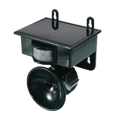 Saulės paukščių atbaidiklis lauko sodo ultragarsinis garsinis atgrasymo priemonė gyvūnų kačių šunų lapių kenkėjų atbaidymo įrankis elektroninis atbaidymo įrankis