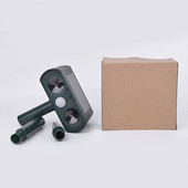 Sonic lauko saulės ultragarsinis elektroninis gyvūnų paukščių atbaidiklis PIR judesio jutiklis, atbaidantis gąsdinimo įrankis laukinių gyvūnų baidymui