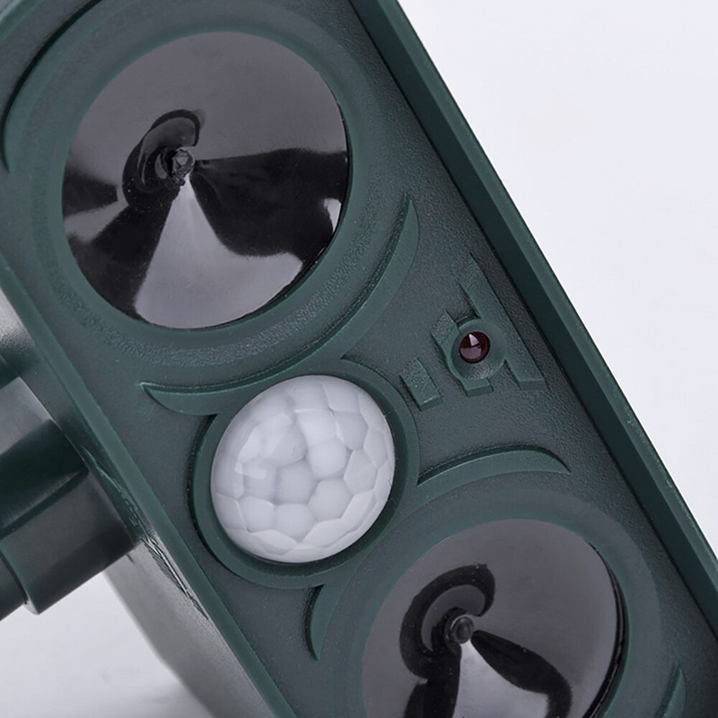 Sonic lauko saulės ultragarsinis elektroninis gyvūnų paukščių atbaidiklis PIR judesio jutiklis, atbaidantis gąsdinimo įrankis laukinių gyvūnų baidymui