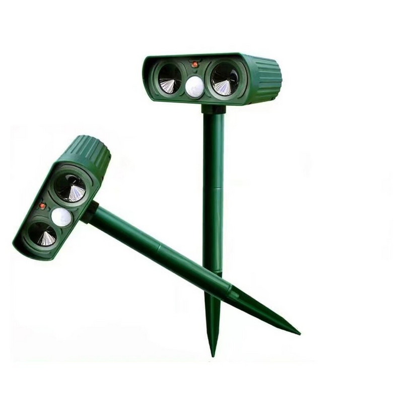 Sonic lauko saulės ultragarsinis elektroninis gyvūnų paukščių atbaidiklis PIR judesio jutiklis, atbaidantis gąsdinimo įrankis laukinių gyvūnų baidymui