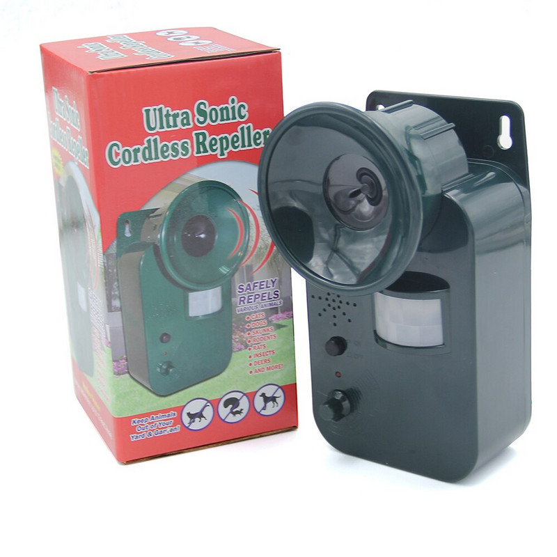 Naujo dizaino ultragarsinis gyvūnų kenkėjų atbaidiklis skraidantis paukščių masalas vabzdžių kenkėjų kontrolė, skirta kaliausių kiemo sodo reikmenims