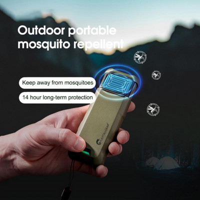 FLEXTAILGEAR USB hordozható szúnyogriasztó kültéri fűtés elektromos szúnyogriasztó, illatmentes, poloska spray Camping felszerelések
