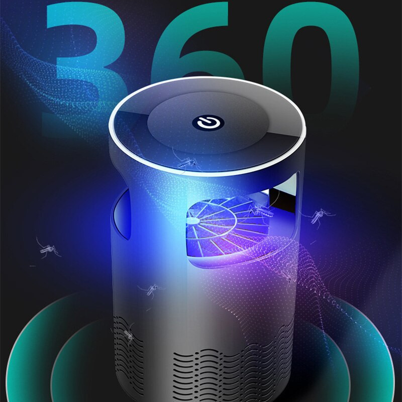 USB inteligentná fotokatalyzátorová lampa na zabíjanie komárov, 360 stupňová bionická lampa na zachytávanie komárov, sacia pasca na komáre, lampa na chytanie múch, nočné svetlo